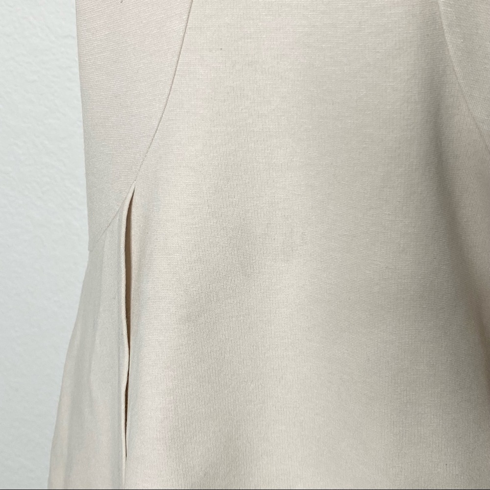 BCBGMAXAZRIA Beige Blouse Top - Picture 4 of 6